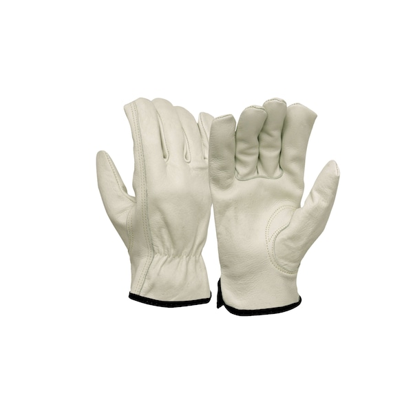 Pyramex Leather Drivers Gloves, Grain Cowhide, Keystone Thumb, 3XL 1 PR GL2004KX3 - main